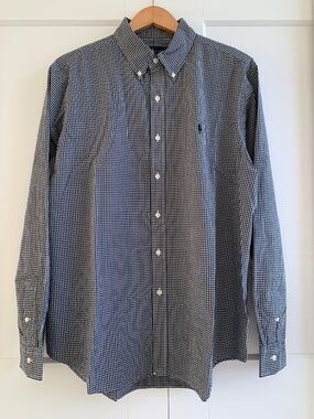 Ralph Lauren Long Sleeve Plaid Casual Button Down Shirt Men's size XL
